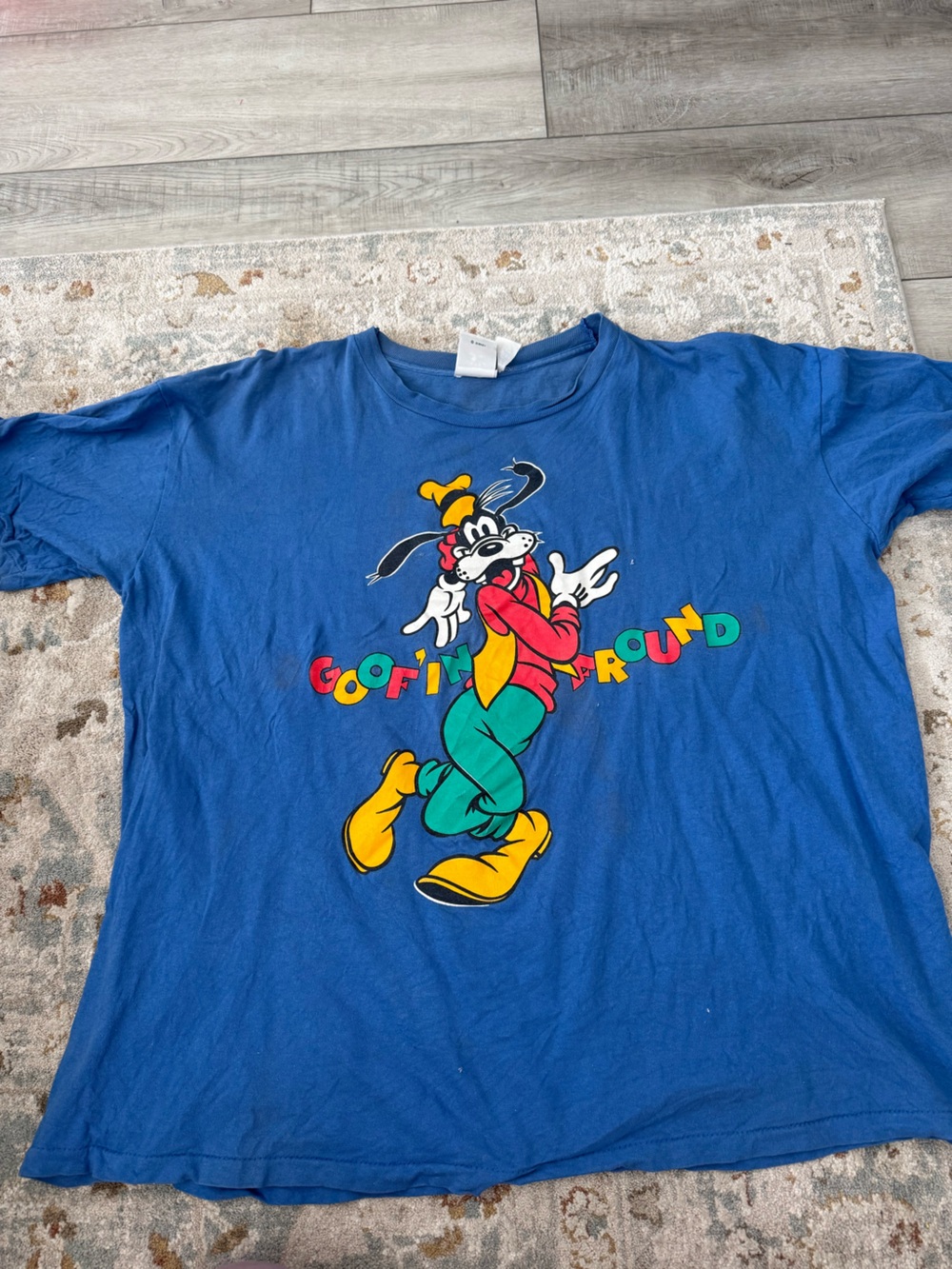 Disney Blue Goofy Graphic Tee